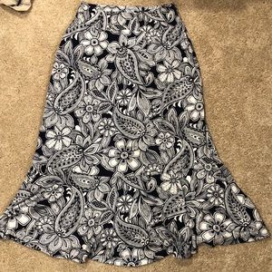 Like New Talbots long skirt with flare size P